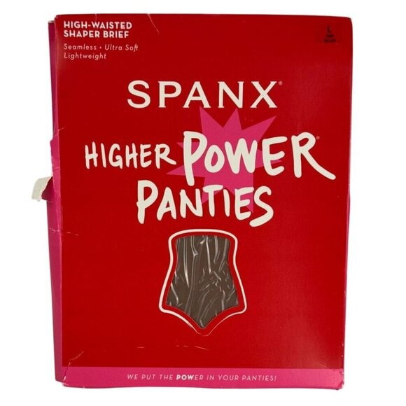 Spanx NWOT Higher Power Panties LRG Cafe Au Lait Shapewear Seamless #2746 - Picture 6 of 7